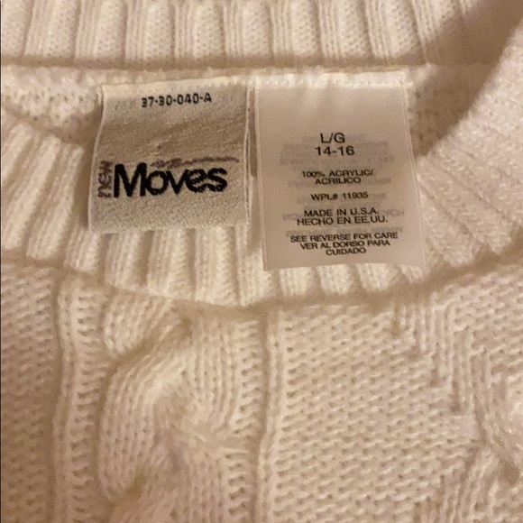White sweater size 14-16 never worn - Picture 3 of 4